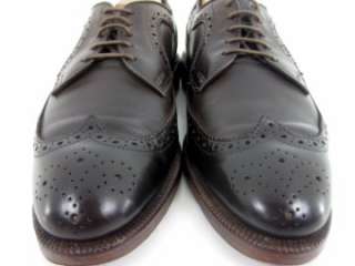   Edmonds WILLIAMS Brown Dress Shoes Wingtips 8 D $445 #7635  