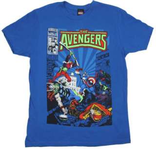 Avengers Cover   Marvel Comics Sheer T shirt  