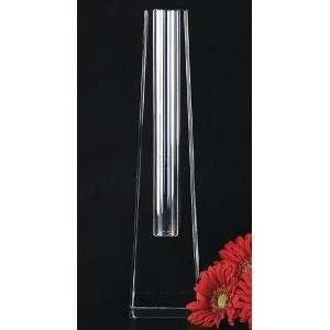 20 Modern Lead Crystal Glass Vase Obelisk Block Tower 
