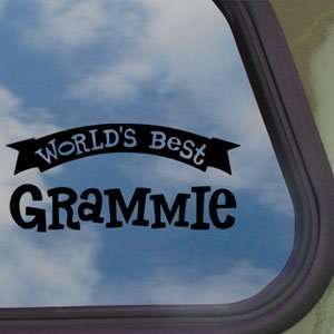  Worlds Best Grammie Black Decal Car Truck Window Sticker 