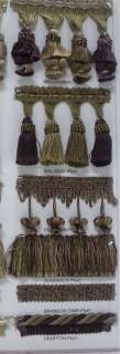 LOT PRICE Trims and tassels   Plum collection  