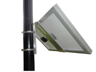 20W Solar Panel with Panel Side of Pole Mount Package  