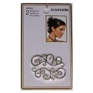  Conair Swirly Jean Wire Barrette   1 3/4 Inch Beauty