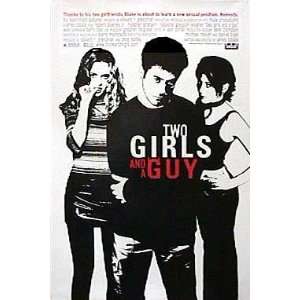  Two Girls And A Guy Original Movie Poster Single Sided 