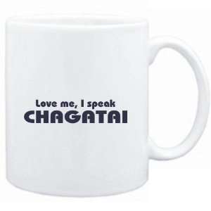  Mug White  LOVE ME, I SPEAK Chagatai  Languages Sports 
