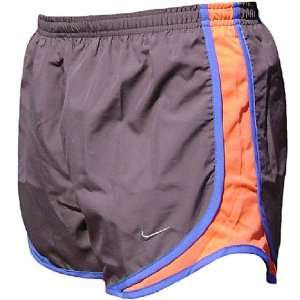 Nike Smoke/Urgent Orange Womens Tempo Short  Sports 