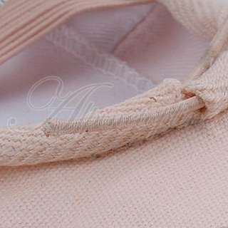 Toddler Pink Canvas Ballet Dance Shoes SZ 13.5# 7 1/2  