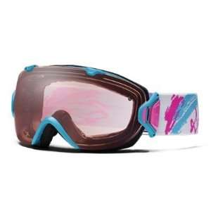  Smith I/OS Spherical Series Ski Goggles (Turquoise Splash 