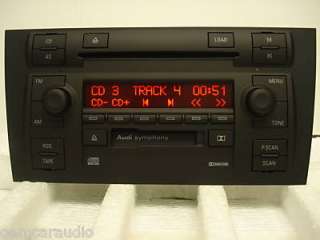 New 2000 2001 2002 2003 2004 04 Audi A8 S8 4.2 radio 6 disc CD BOSE 01 