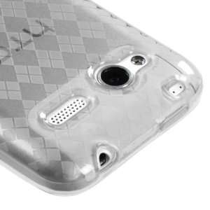  HTC Radar 4G Candy Protector Case   Clear Check Cell 