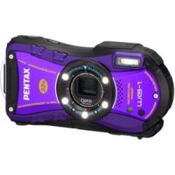 Pentax Optio WG 1 14 Megapixel Compact Camera   5 mm 25 mm   Purple 