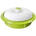 MicroHearth Green Nonstick Pan   Microwave Cookware