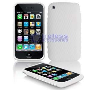  White Silicon Skin Cover Case Cell Phone Protector for 