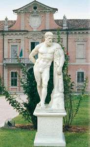 Farnese Hercules 1k lb marble Statue Italy Greek Roman  