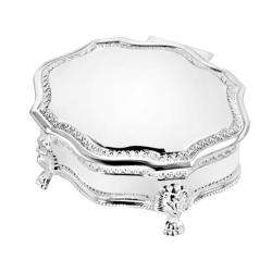Classic Silver Jewelry Box  