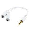 mm Stereo Audio Splitter Cable for Mobile Phones  