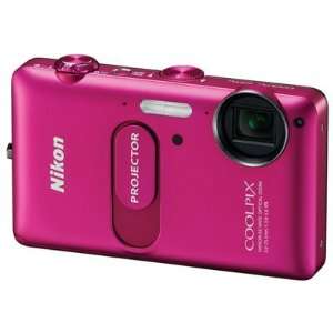   S1200pj Digital Camera with Built in Projector (Pink)