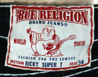 True Religion Jeans Mens Ricky Super T Body Rinse  