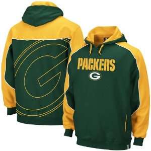  Reebok Green Bay Packers Mens Arena Hooded Sweatshirt 