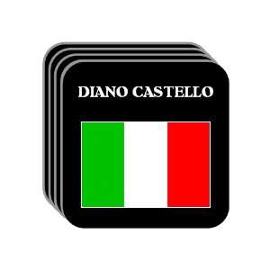  Italy   DIANO CASTELLO Set of 4 Mini Mousepad Coasters 