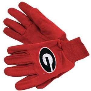  Georgia Bulldogs Red Utility Gloves