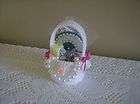 handcrafted flowers lace gift basket in plastic canvas returns not