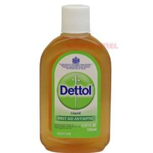 Dettol Topical First Aid Antiseptic Disinfectant Liquid 125ml 4.22 oz 