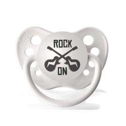 Personalized Pacifiers Rock on Guitar Pacifier  