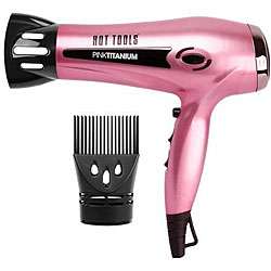   Tools HPK01 Pink Titanium Ionic 1600 watt Hair Dryer  