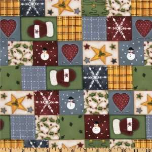  44 Wide Snow Days Patch Multi Fabric By The Yard Arts 