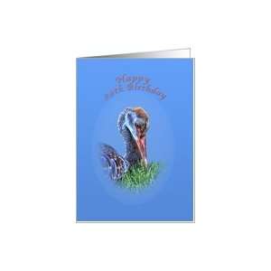 99th Birthday Card with Sandhill Crane Bird Card  Toys & Games 