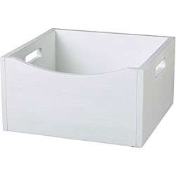 Cedar White Drawer Storage Box  