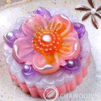 Handmade Soap   Flower and Beads Silicone Soap Molds  