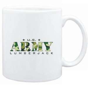  Mug White  US ARMY Lumberjack / CAMOUFLAGE  Sports 