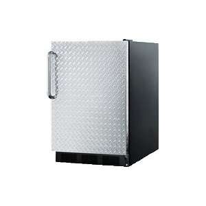  Summit 5.5 Cu. Ft. Refrigerator w/ Diamond Plate Door Appliances