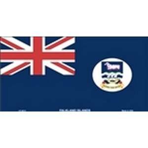 Falkland Islands Flag License Plate Plates Tags Tag auto vehicle car 