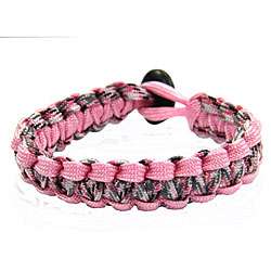 Paracord Pink and Camo Bracelet (USA)  