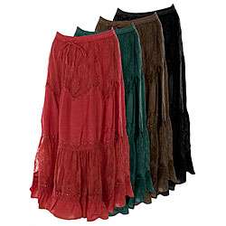 Magic Womens Lace Broomstick Skirt  