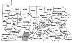 Bedford County PA 1890 Civil War census   genealogy  