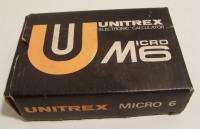   UNITREX Micro 6 Electronic RED LED Calculator w/ BOX   Tested/Works