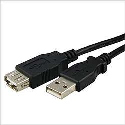   foot Black Male to Female Type A to A Extension Cable  