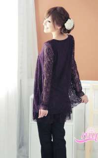 New Asia Plus Stylish Laces Dress Top L 3XLjm595  