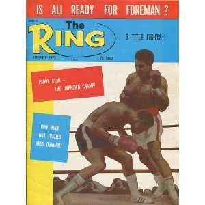  Muhammad Ali & Joe Frazier Unisigned Ring Magazine  Dec 