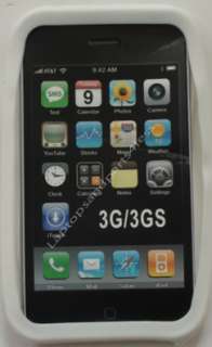 Lot 2 Black Silicon Case Cover for Apple iPhone 3G 3GS  