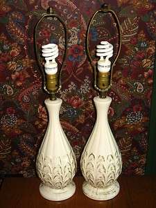 Vintage Mid Century Hollywood Regency Table Lamps  