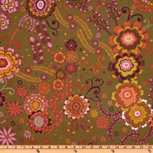  44 Wide Valori Wells Karavan Kashmir Fig Brown Fabric By 