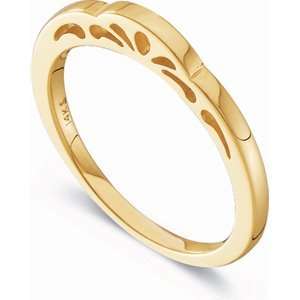    50557 14K Yellow Gold Ring Ladies Metal Fashion Ring Jewelry