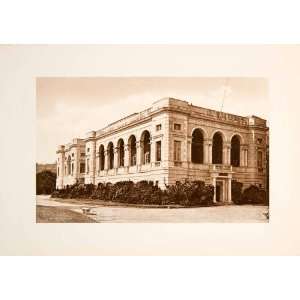  1901 Photogravure Zoological Building Villa Nazionale Naples Italy 
