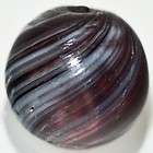 16 Antique Marble ~ Purple Glass Handmade Germany Swirl Pee Wee 