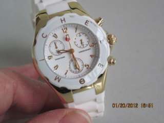 Michele MWW12D000011 Womens Stainless Steel Tahitian White Jelly Bean 